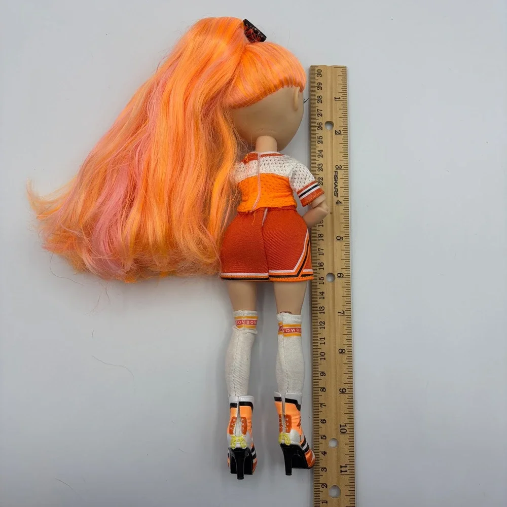 Rainbow High Cheer Poppy Rowan Orange Fashion Doll Series 1 Butterfly 11 inch